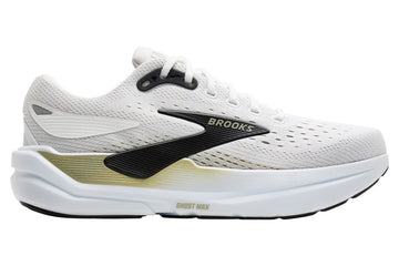 Brooks Ghost Max 3 D Bright White/Tea/Black Mens #color_white-multi